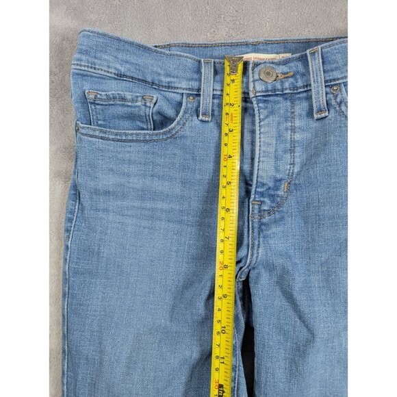 Levis 311 Shaping Skinny Capri Jeans Womens Size 28 Black Streetwear Casual - Picture 6 of 11